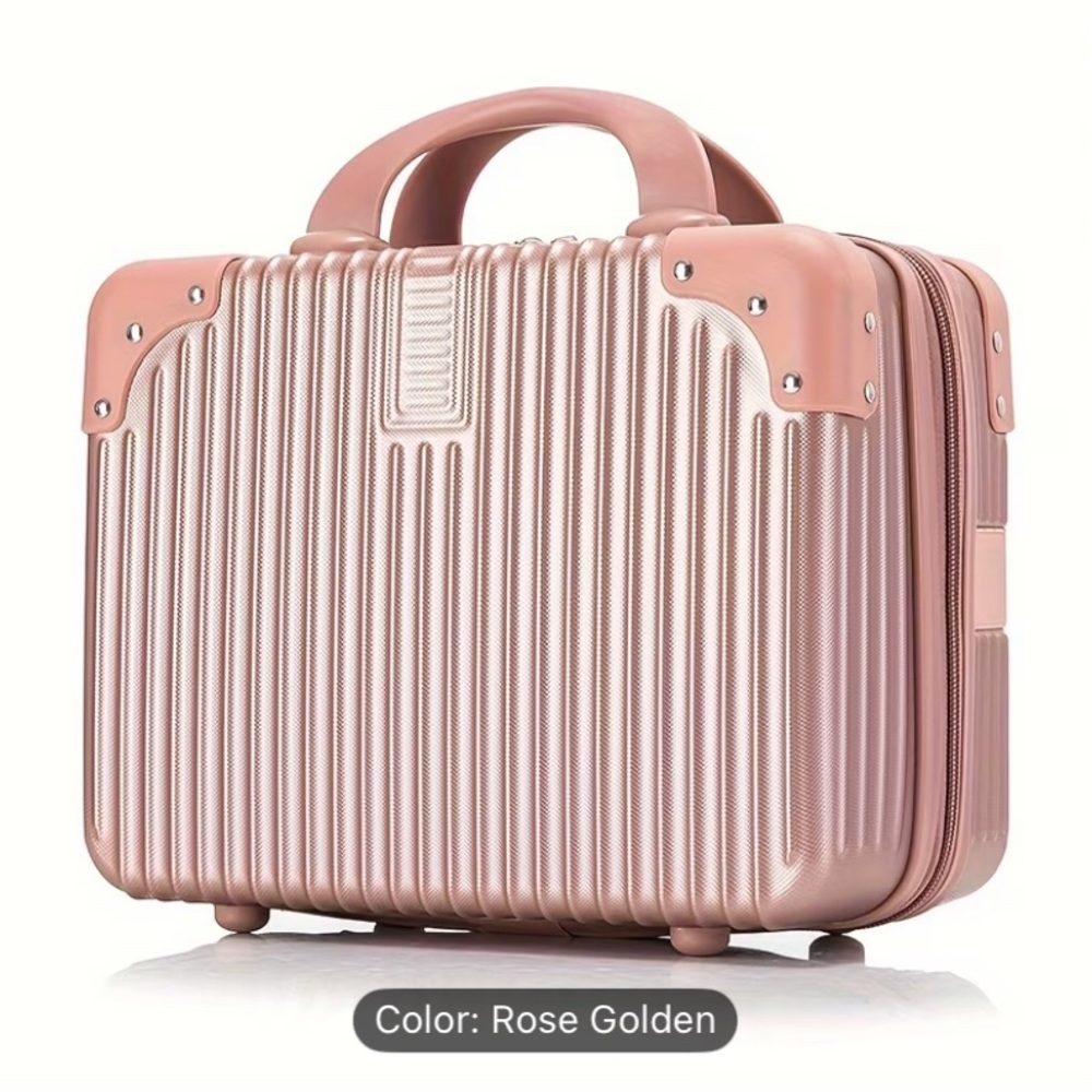 Rose Gold Hard Shell Suitcase